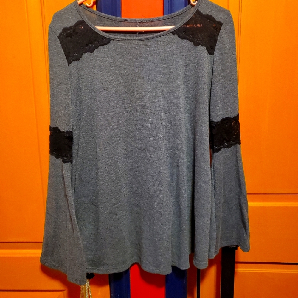 Gray pullover